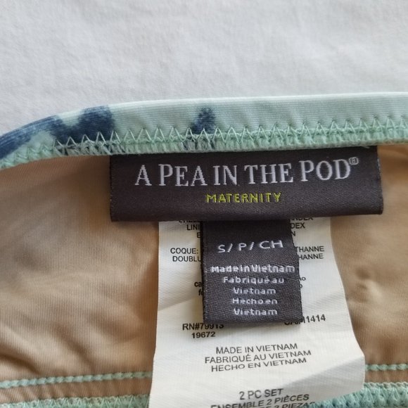 A Pea in the Pod Tie Dye Halter Swim Suit - Picture 2 of 4